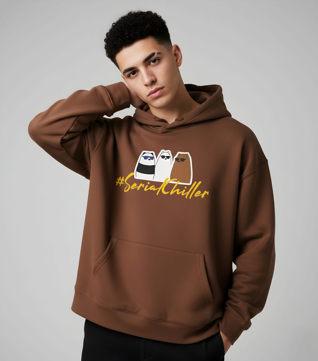 Brown Chiller Hoodie 350 GSM