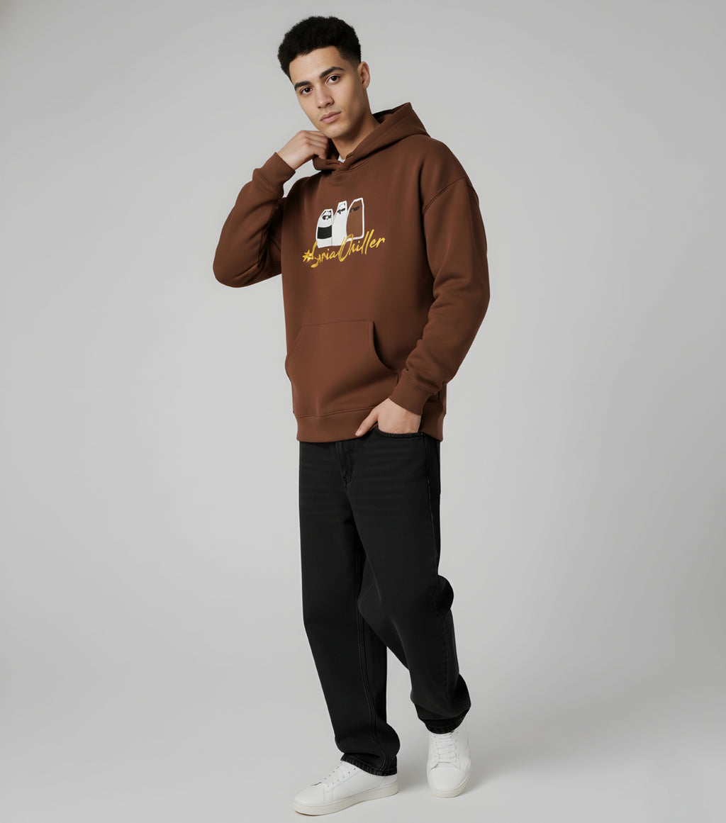 Brown Chiller Hoodie 350 GSM