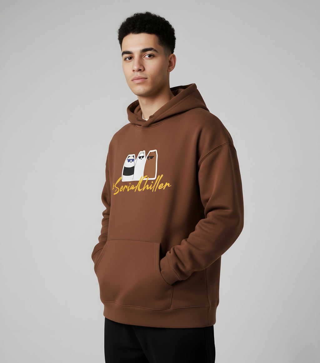 Brown Chiller Hoodie 350 GSM