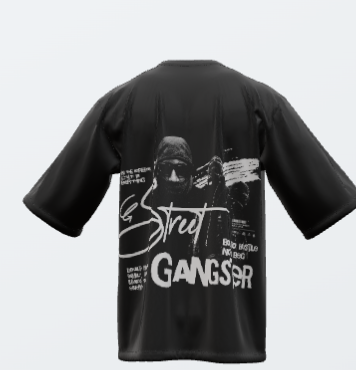 Street Gangster Backprint Tshirt (oversized)